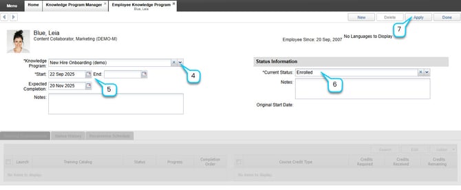 Assign KP - Choose KP