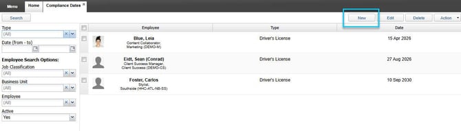 Employee Compliance Dates 7