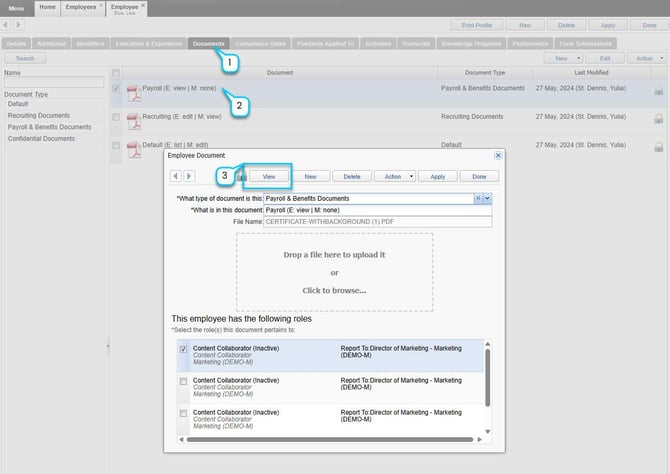 Employee documents 11