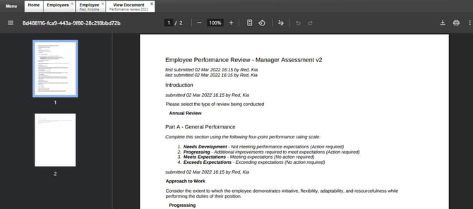 Employee documents 15