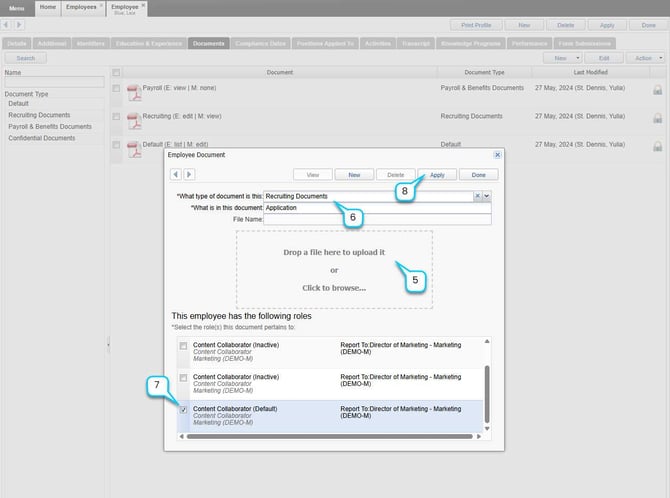 Employee documents 8